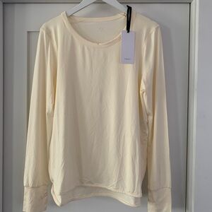 Varley Long Sleeve Athletic Women’s Top [Size Large] Color: Ivor